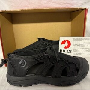 Billy river sandals women’s size 9 black zip front